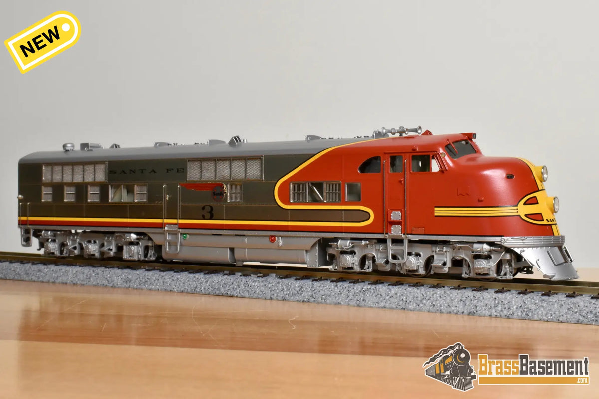 HO Brass - Coach Yard 2003 Santa Fe ATSF E1a Diesel #3 - Spectacular Dual Headlights - Diesel