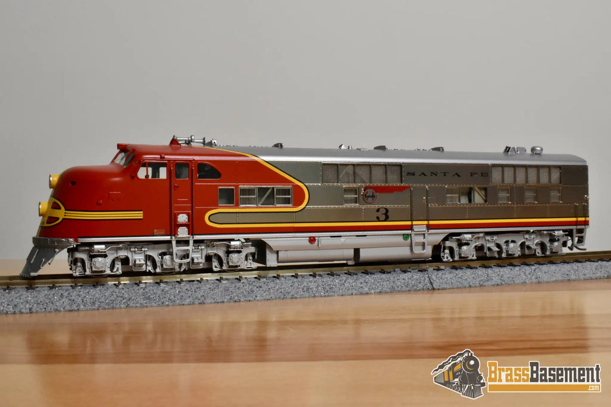 HO Brass - Coach Yard 2003 Santa Fe ATSF E1a Diesel #3 - Spectacular Dual Headlights - Diesel