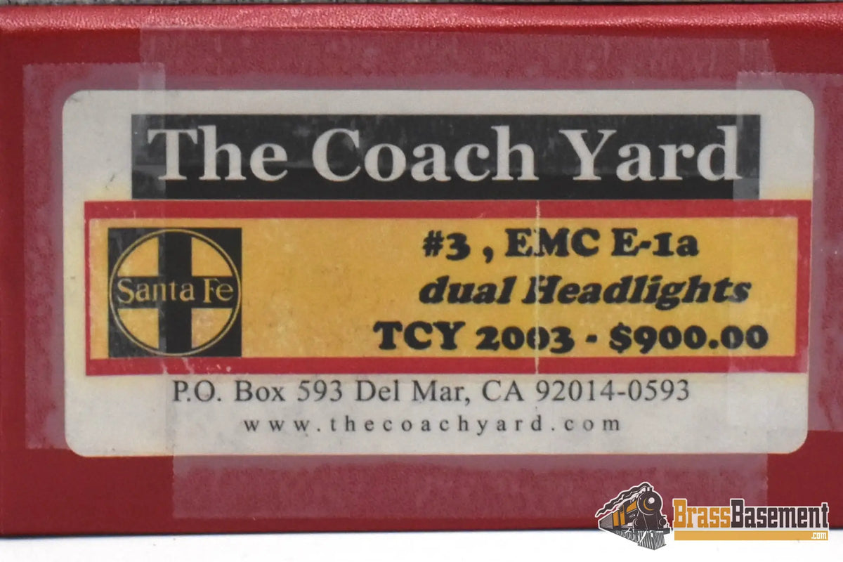 HO Brass - Coach Yard 2003 Santa Fe ATSF E1a Diesel #3 - Spectacular Dual Headlights - Diesel