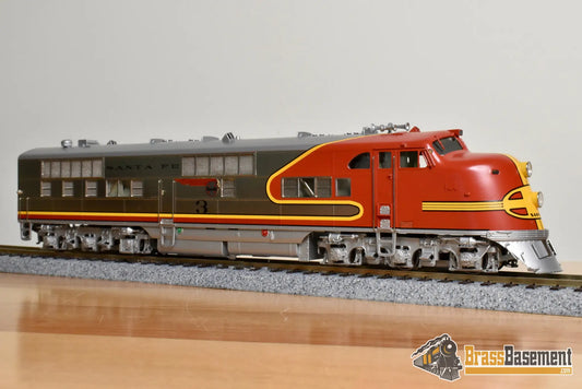 HO Brass - Coach Yard 2003 Santa Fe ATSF E1a Diesel #3 - Spectacular Dual Headlights - Diesel