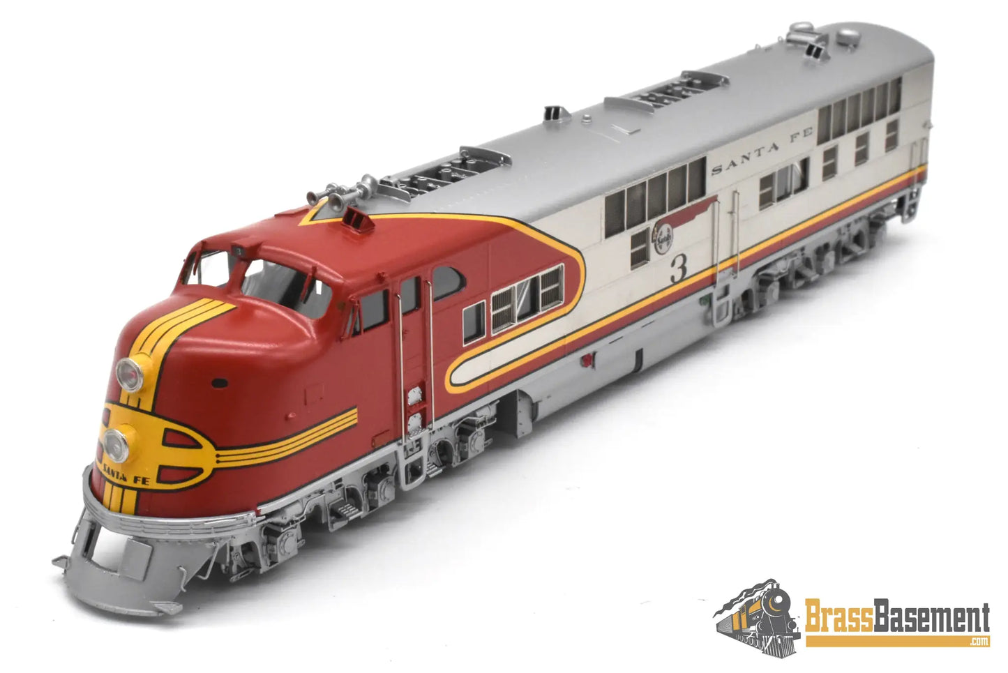 HO Brass - Coach Yard 2003 Santa Fe ATSF E1a Diesel #3 - Spectacular Dual Headlights - Diesel