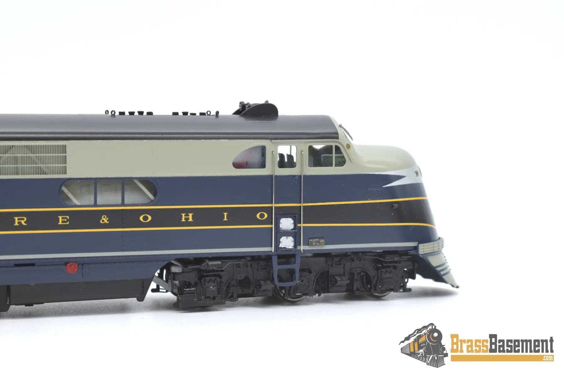 Ho Brass - Coach Yard 2100 B&O Baltimore & Ohio Ea - Eb As - Delivered Set Gorgeous Paint Diesel