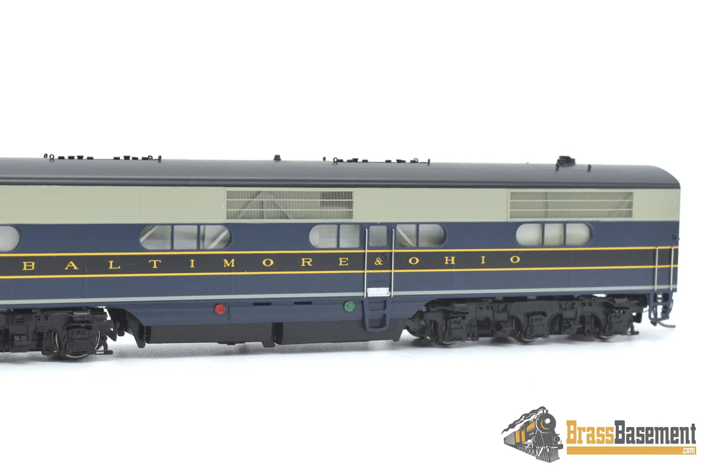 Ho Brass - Coach Yard 2100 B&O Baltimore & Ohio Ea - Eb As - Delivered Set Gorgeous Paint Diesel