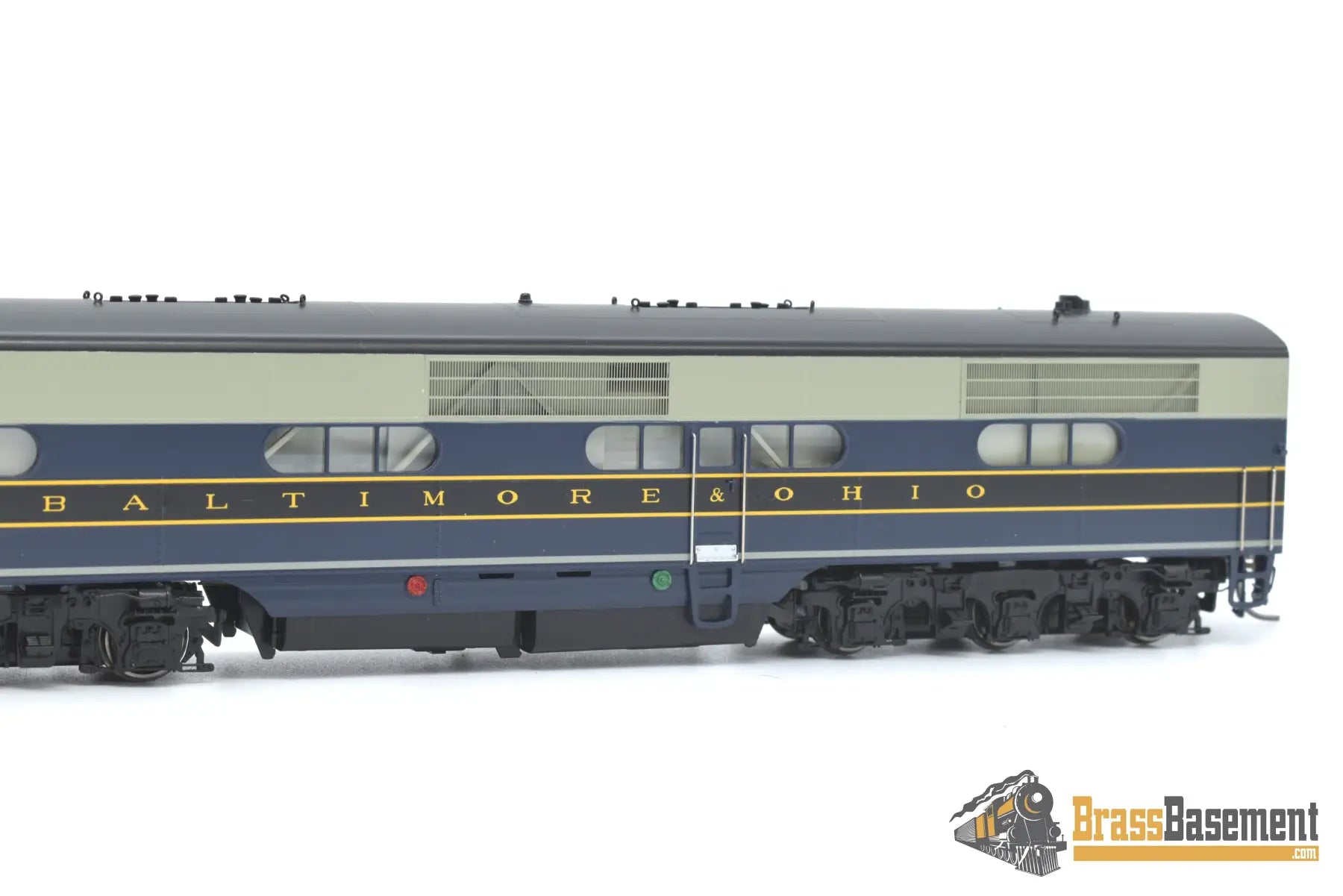 Ho Brass - Coach Yard 2100 B&O Baltimore & Ohio Ea - Eb As - Delivered Set Gorgeous Paint Diesel