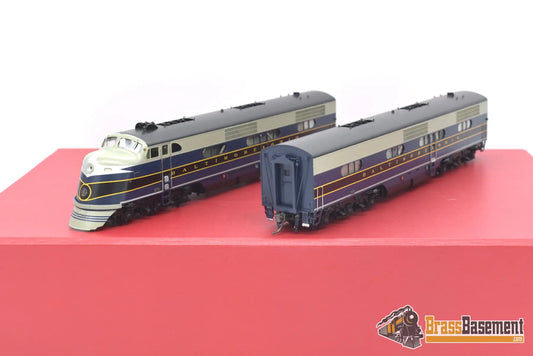 Ho Brass - Coach Yard 2100 B&O Baltimore & Ohio Ea - Eb As - Delivered Set Gorgeous Paint Diesel