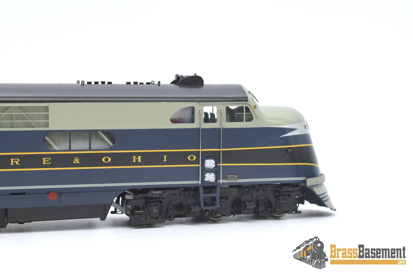 Ho Brass - Coach Yard 2100 B&O Baltimore & Ohio Ea - Eb As - Delivered Set Gorgeous Paint Diesel