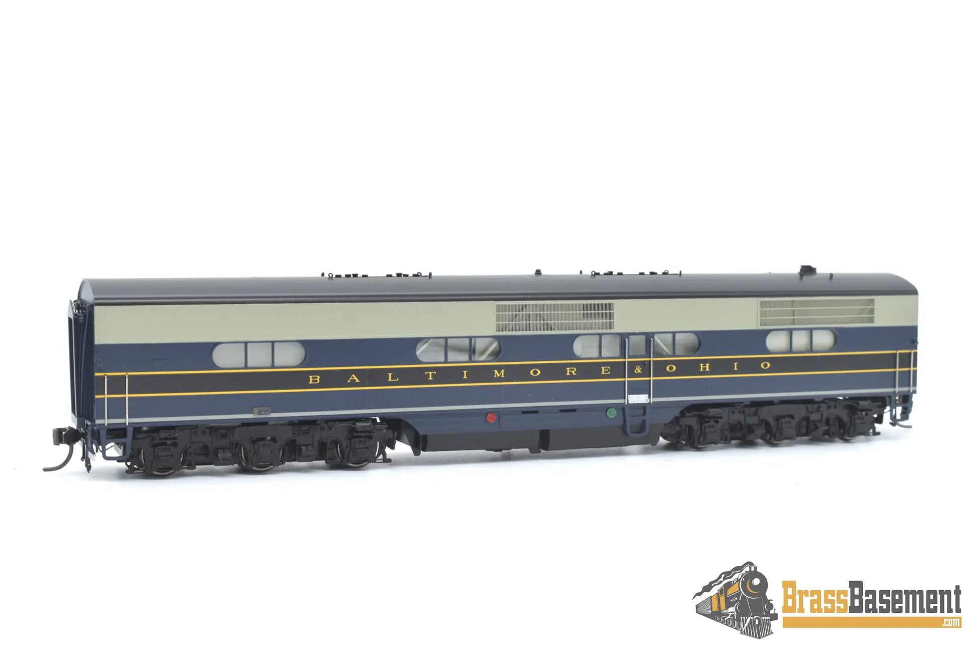 Ho Brass - Coach Yard 2100 B&O Baltimore & Ohio Ea - Eb As - Delivered Set Gorgeous Paint Diesel