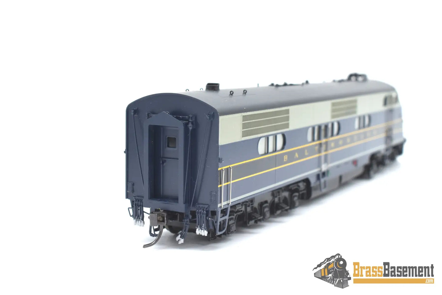 Ho Brass - Coach Yard 2100 B&O Baltimore & Ohio Ea - Eb As - Delivered Set Gorgeous Paint Diesel