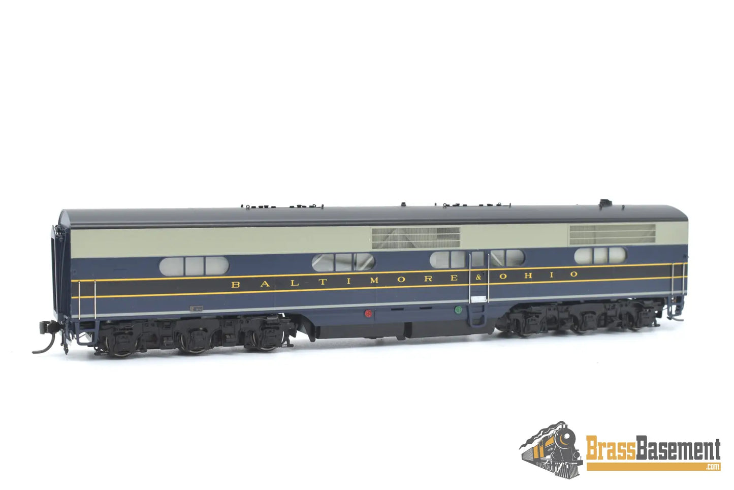 Ho Brass - Coach Yard 2100 B&O Baltimore & Ohio Ea - Eb As - Delivered Set Gorgeous Paint Diesel