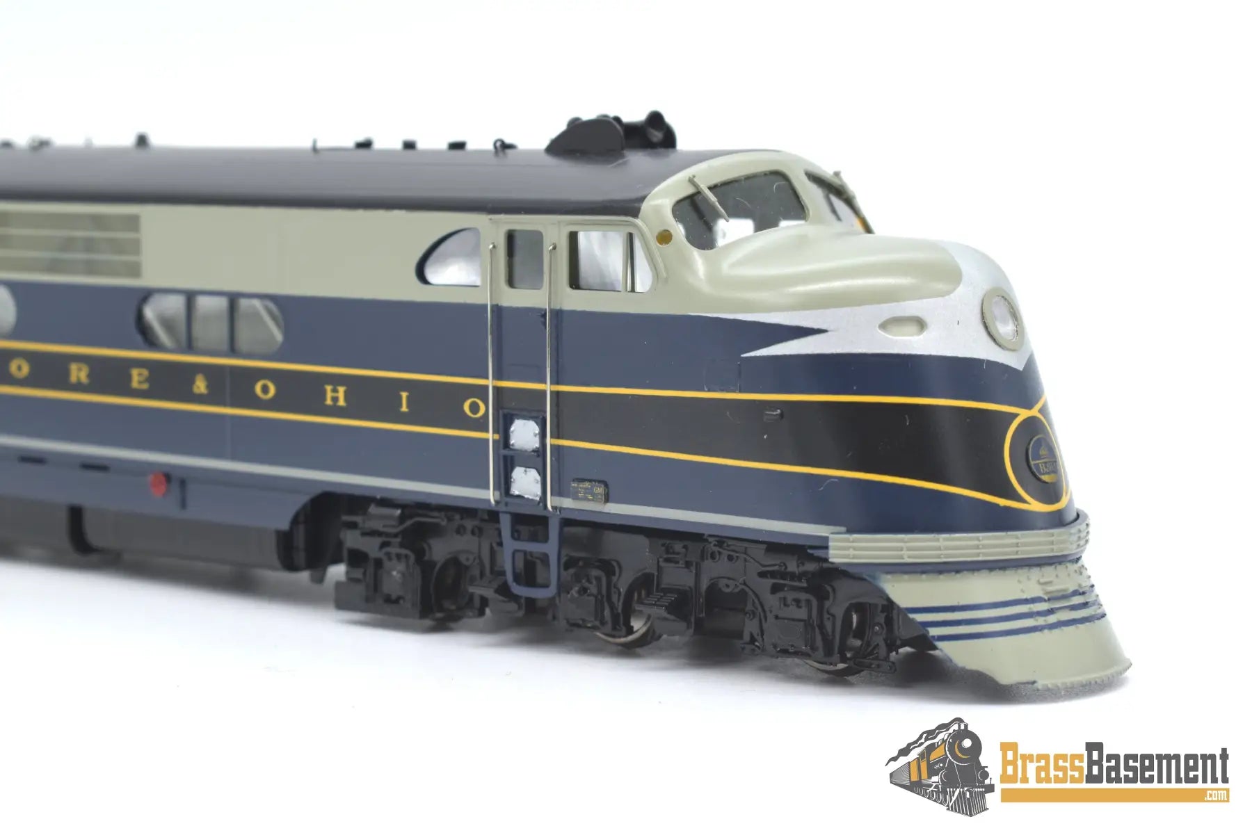 Ho Brass - Coach Yard 2100 B&O Baltimore & Ohio Ea - Eb As - Delivered Set Gorgeous Paint Diesel