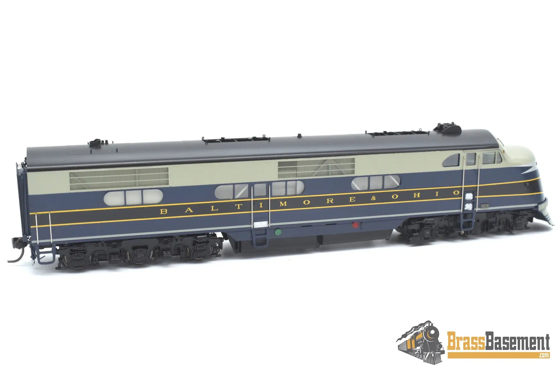 Ho Brass - Coach Yard 2100 B&O Baltimore & Ohio Ea - Eb As - Delivered Set Gorgeous Paint Diesel