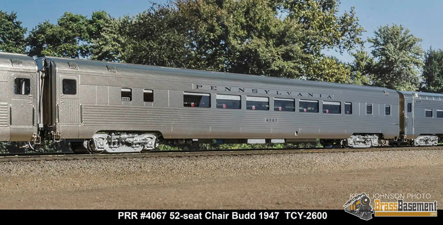 Ho Brass - Coach Yard 2600 The ’Silver Meteor’ Train Stainless Seaboard Rf&P Prr 7 Car Brand