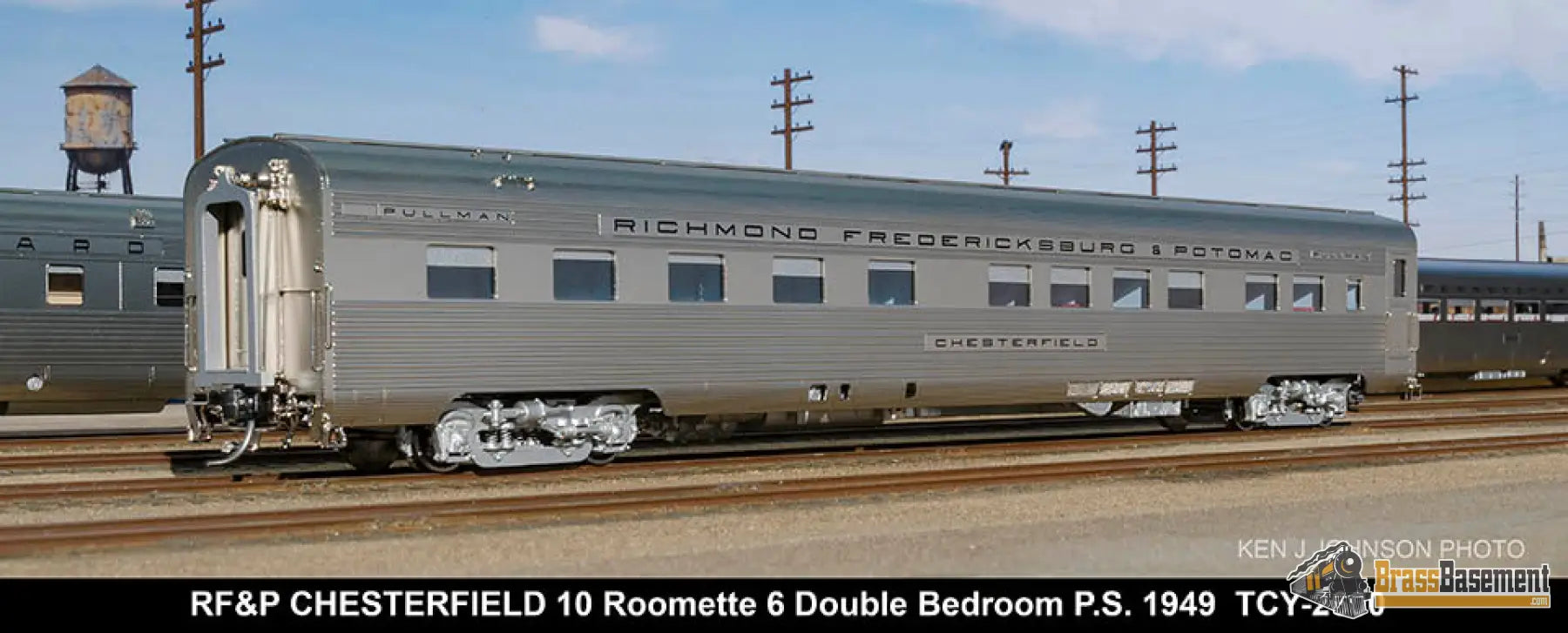 Ho Brass - Coach Yard 2600 The ’Silver Meteor’ Train Stainless Seaboard Rf&P Prr 7 Car Brand