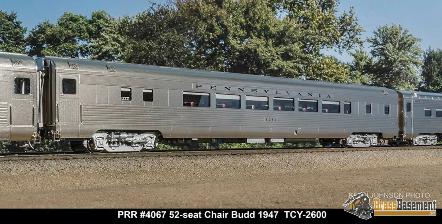 Ho Brass - Coach Yard 2600 The ’Silver Meteor’ Train Stainless Seaboard Rf&P Prr 7 Car Brand
