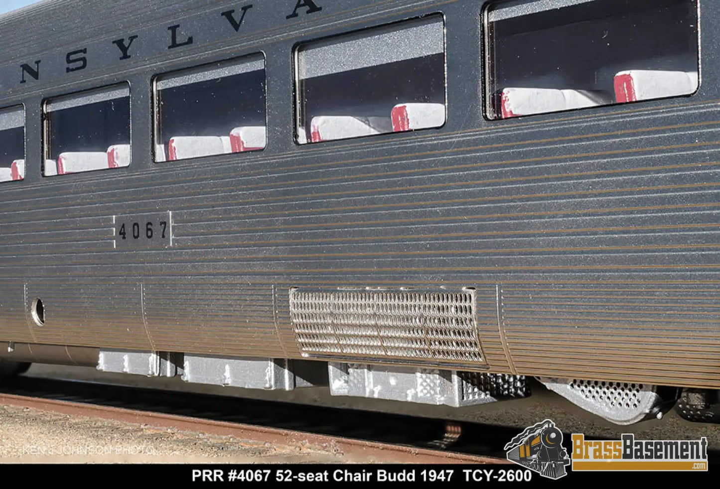 Ho Brass - Coach Yard 2600 The ’Silver Meteor’ Train Stainless Seaboard Rf&P Prr 7 Car Brand