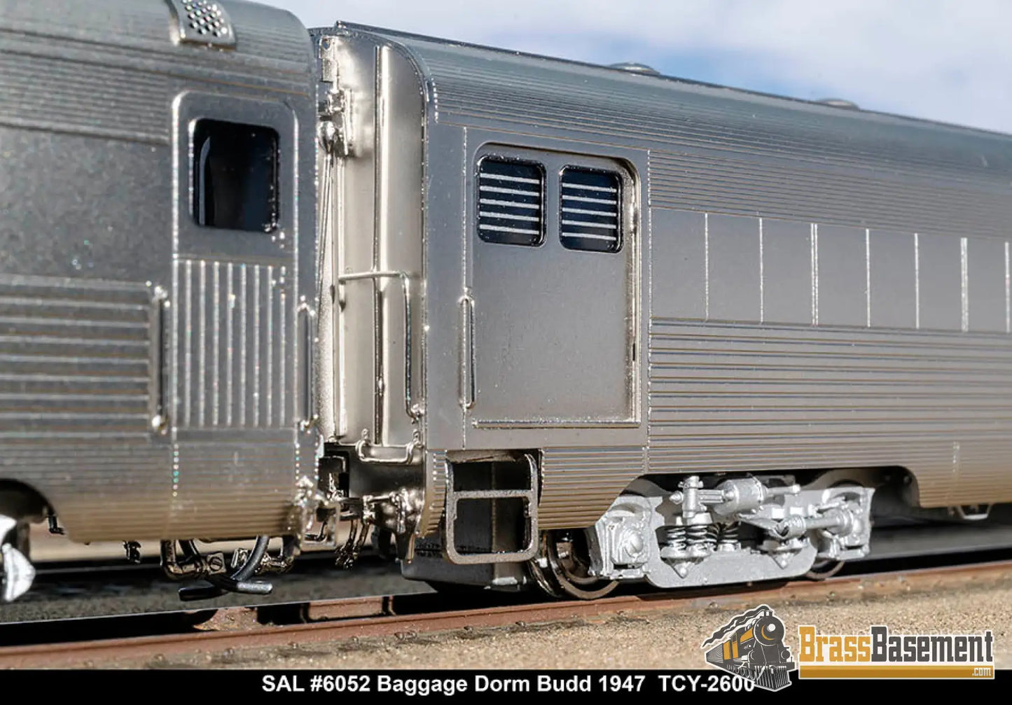 Ho Brass - Coach Yard 2600 The ’Silver Meteor’ Train Stainless Seaboard Rf&P Prr 7 Car Brand