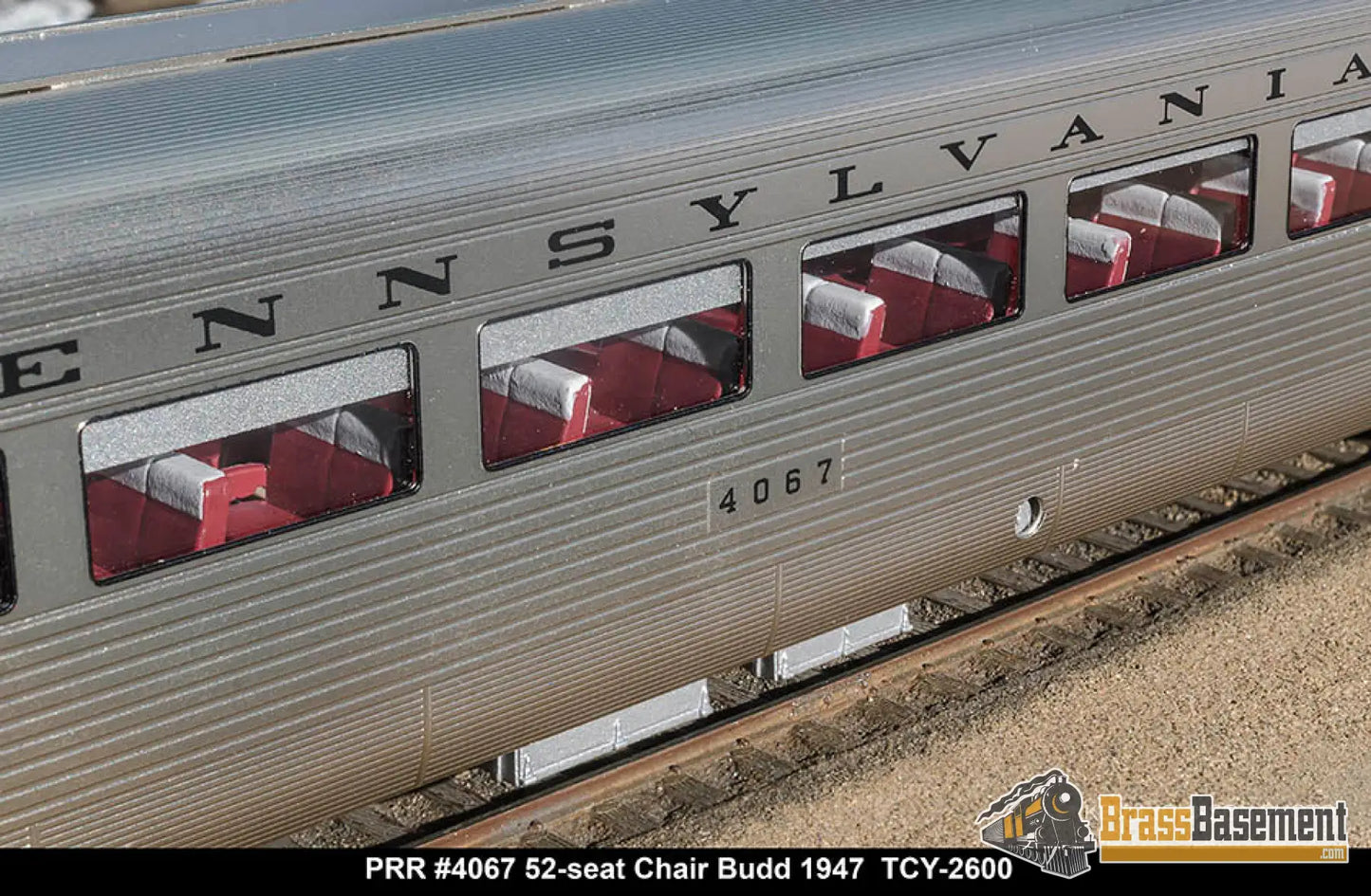 Ho Brass - Coach Yard 2600 The ’Silver Meteor’ Train Stainless Seaboard Rf&P Prr 7 Car Brand