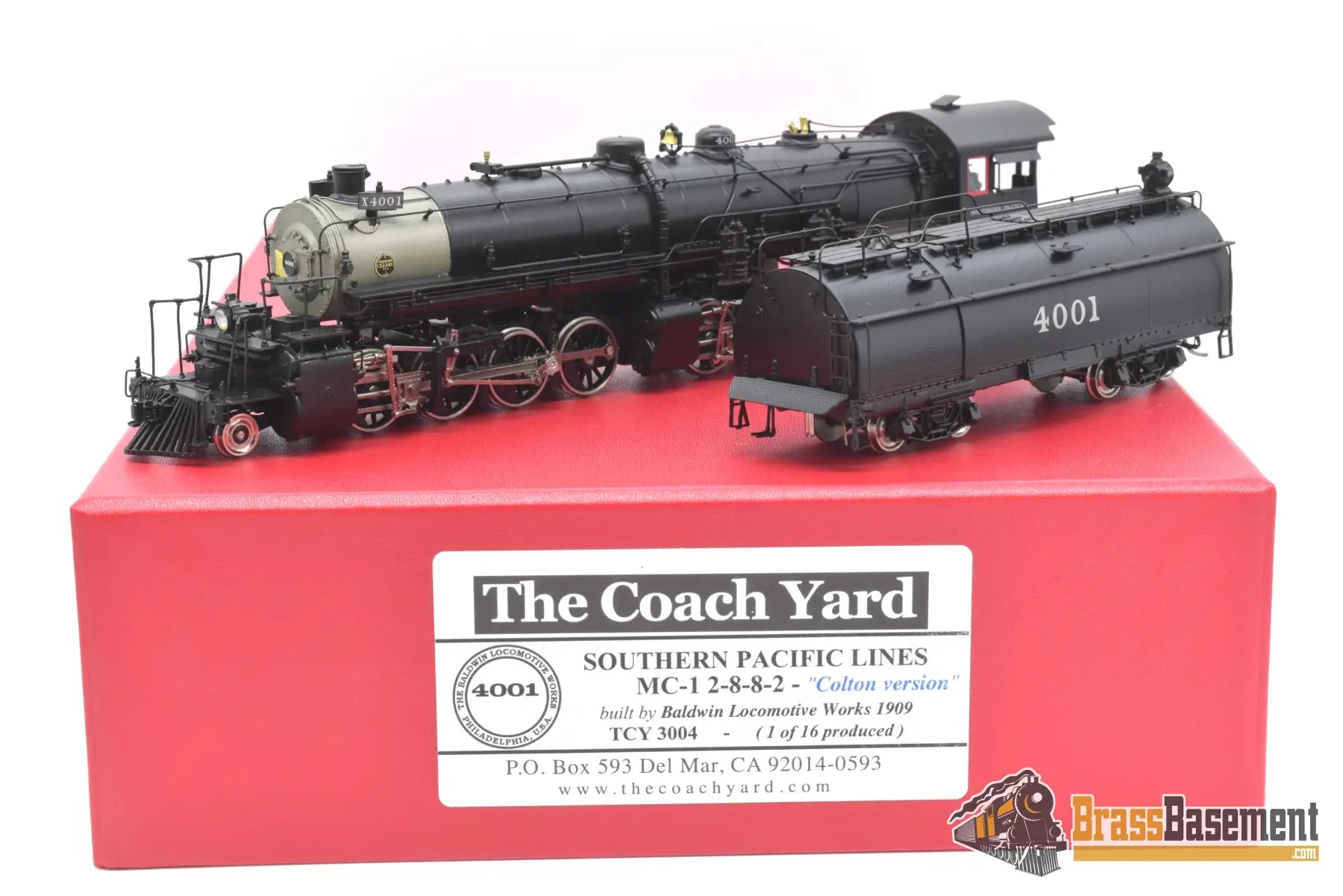 Ho Brass - Coach Yard 3004 Southern Pacific Mc - 1 2 - 8 - 8 - 2 Colton Version 1 Of 16 Steam