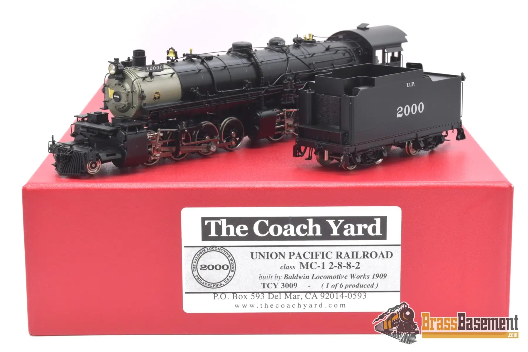 Ho Brass - Coach Yard 3009 Union Pacific Mc - 1 2 - 8 - 8 - 2 1 Of 6! Steam