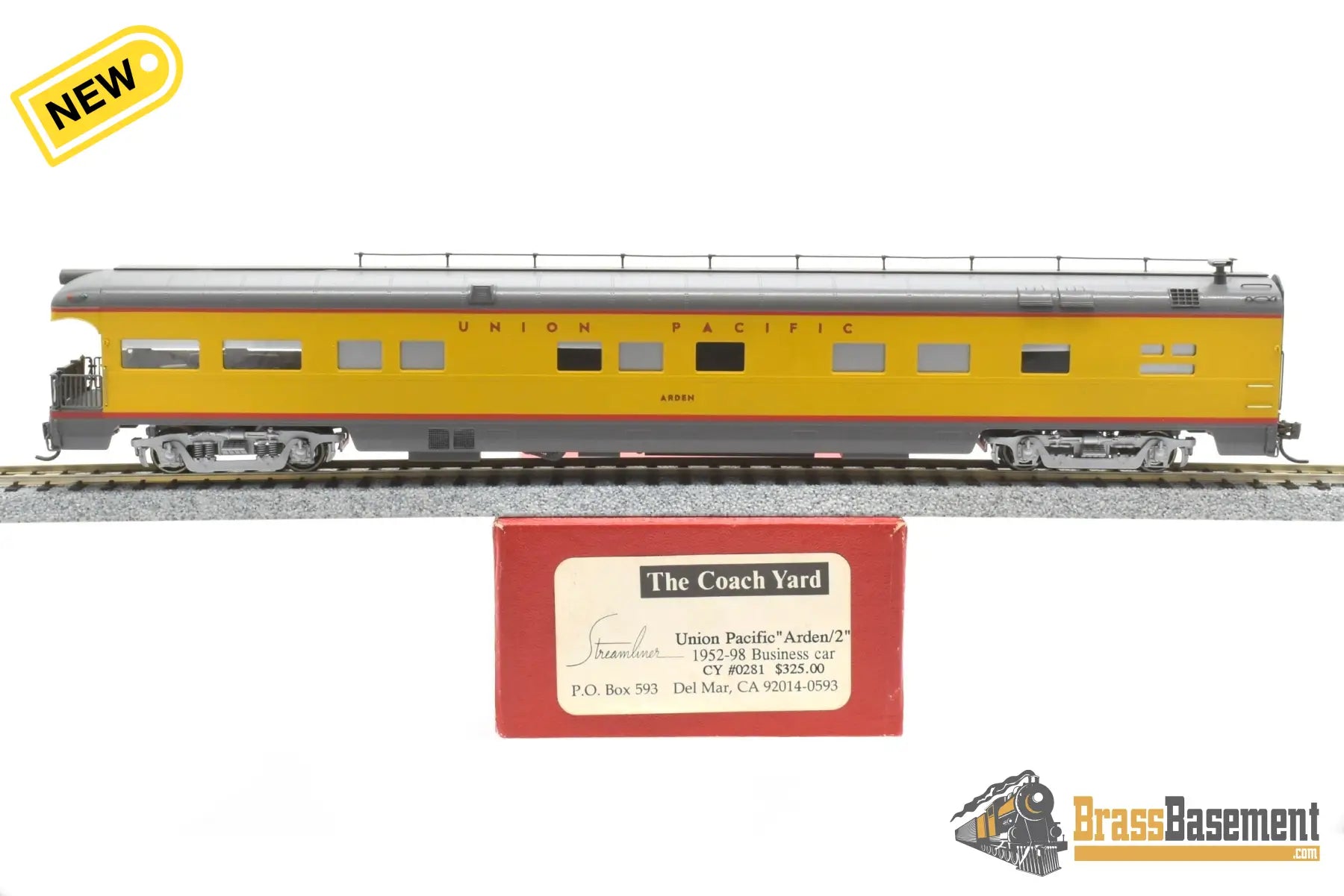 Ho Brass - Coach Yard Cy 0281 Business Car Arden Pro Paint Interiors Passenger