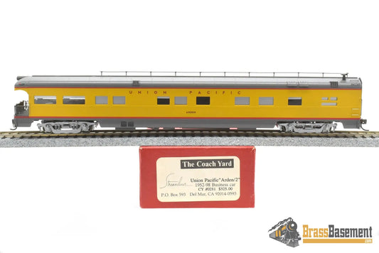 Ho Brass - Coach Yard Cy 0281 Business Car Arden Pro Paint Interiors Passenger