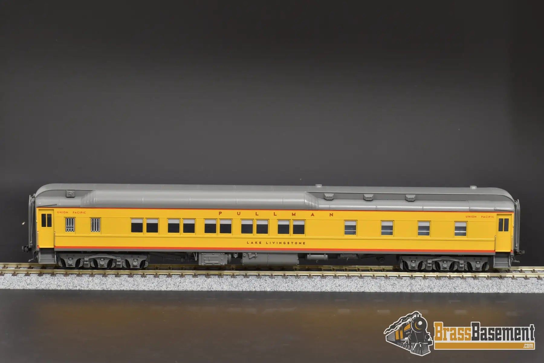 Ho Brass - Coach Yard Union Pacific Up Pullman 10 - 1 - 2 Heavyweight ’Lake Livingstone’ Mint