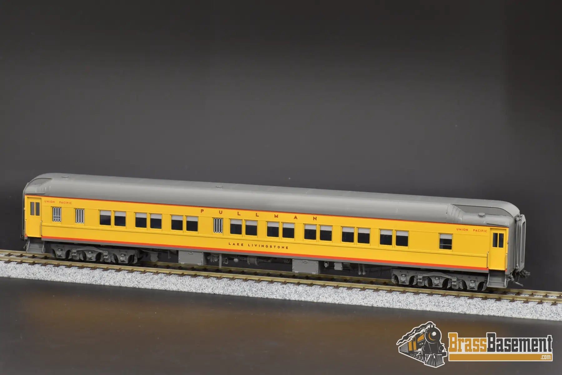 Ho Brass - Coach Yard Union Pacific Up Pullman 10 - 1 - 2 Heavyweight ’Lake Livingstone’ Mint