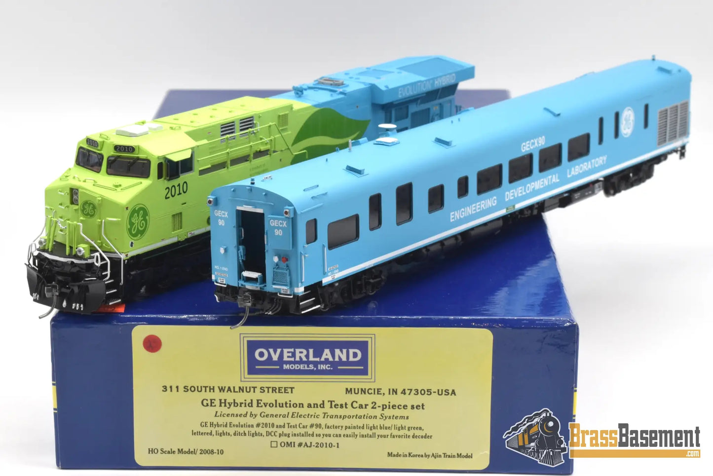 Ho Brass Con - Omi #Aj - 2010 - 1 Ge Hybrid Evolution And Test Car Demo Set Fp Diesel