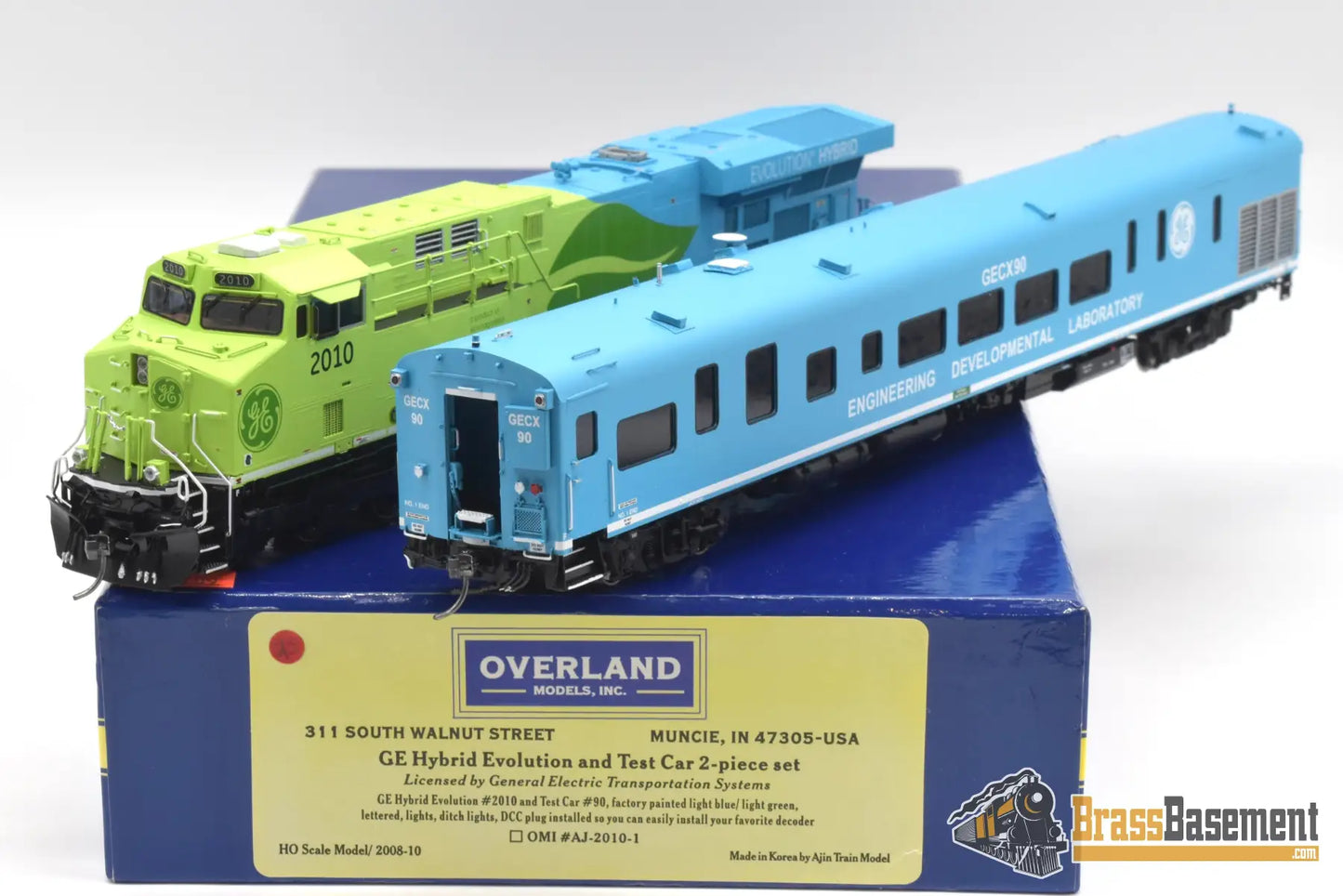 Ho Brass Con - Omi #Aj - 2010 - 1 Ge Hybrid Evolution And Test Car Demo Set Fp Diesel