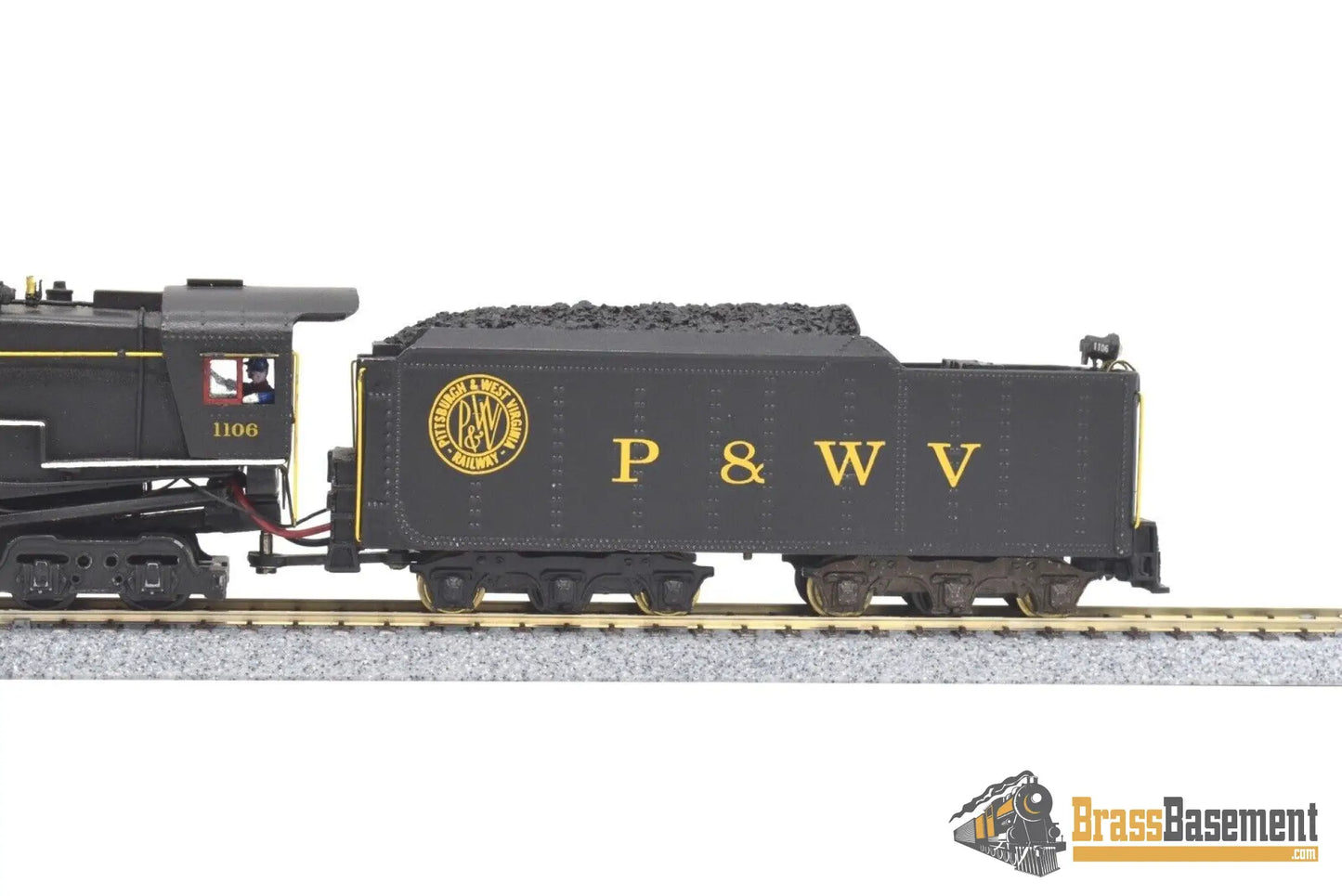 Ho Brass/Diecast - Pittsburgh & West Virginia P&Wv 2 - 6 - 6 - 4 Custom Built Sound Dcc Steam