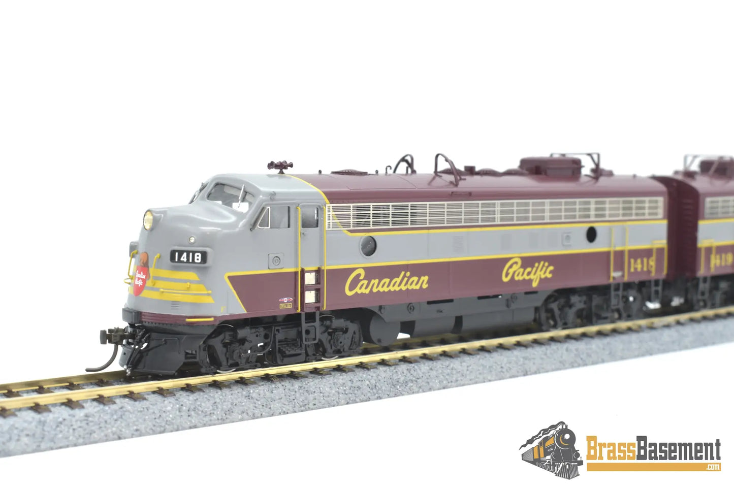 Ho Brass - Div Canadian Pacific Fp7 Aa Set Script Lettering Dcc Equipped Diesel