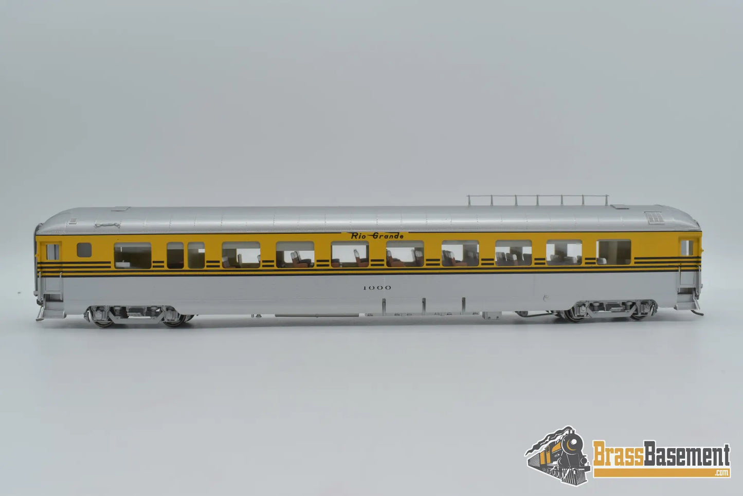 Ho Brass Div Dp 1136 Denver & Rio Grande Western Drgw 1000 Coach - Gold Passenger