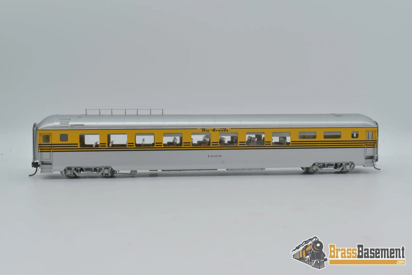 Ho Brass Div Dp 1136 Denver & Rio Grande Western Drgw 1000 Coach - Gold Passenger