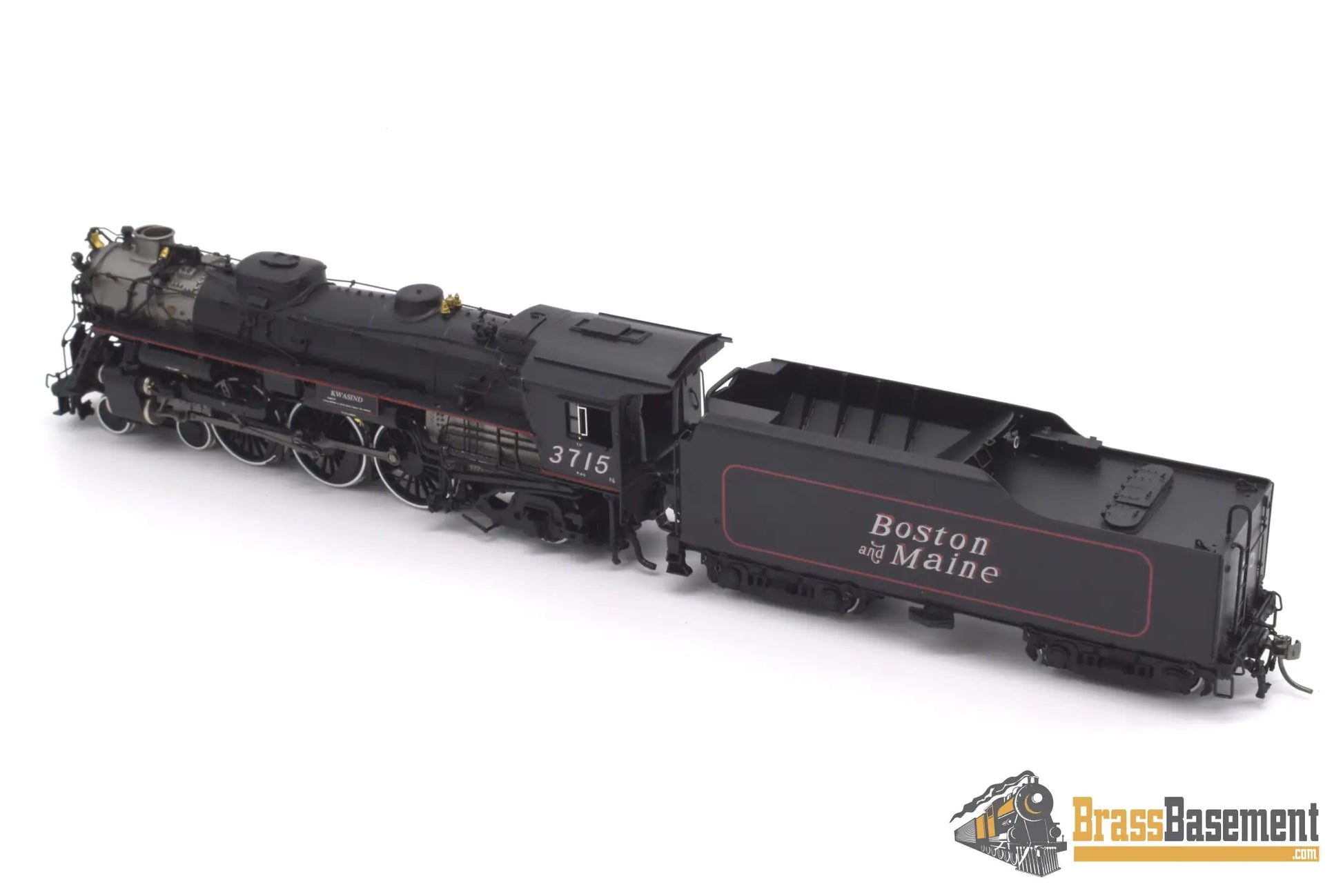 Ho Brass - Div Dp - 1346 Boston & Maine 4 - 6 - 2 P - 4B Pacific #3715 ’Kwasind’ Normal Boiler
