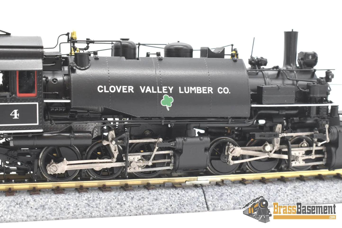 Ho Brass - Div Dp - 4402.004 Clover Valley Lumber Co. 2 - 6 - 6 - 2T #4 🍀 F/P New Steam