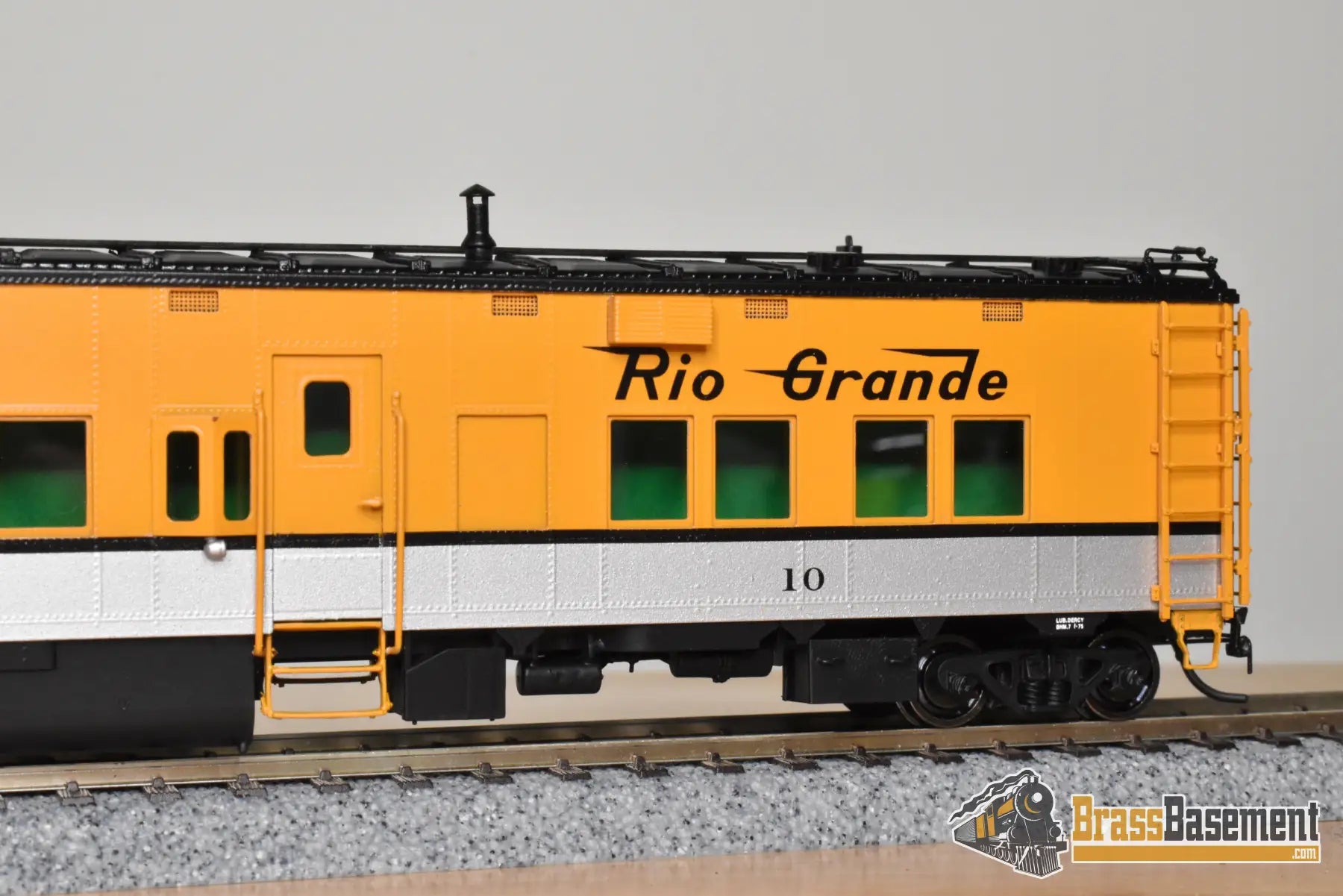 HO Brass DIV DP 5209 Denver & Rio Grande Western DRGW Dynamometer Car #10 2005 Run Rendezvous Passenger