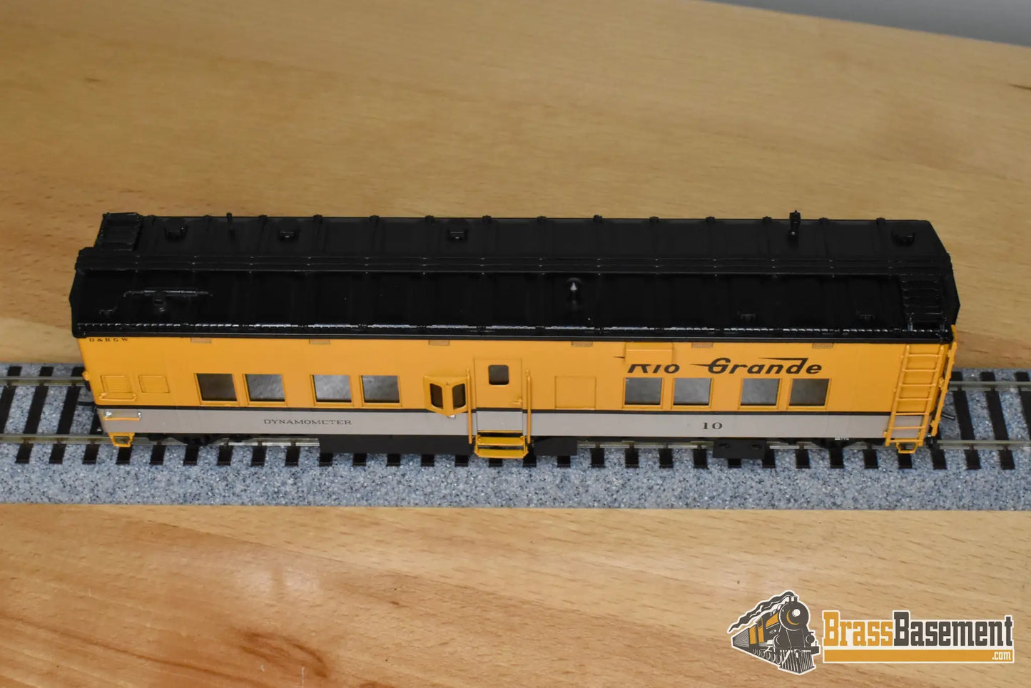 HO Brass DIV DP 5209 Denver & Rio Grande Western DRGW Dynamometer Car #10 2005 Run Rendezvous Passenger