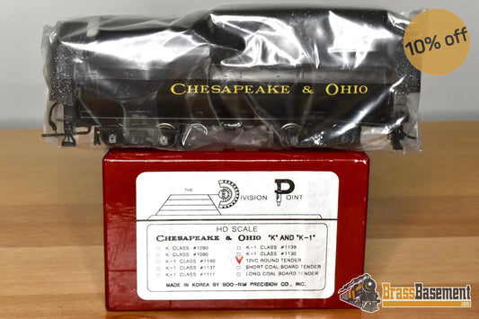 HO Brass DIV DP Chesapeake & Ohio C&O 12VC Tender Only F/P MINT Steam