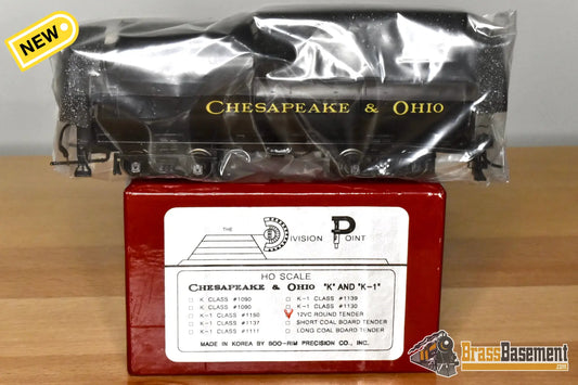 HO Brass DIV DP Chesapeake & Ohio C&O 12VC Tender Only F/P MINT Steam