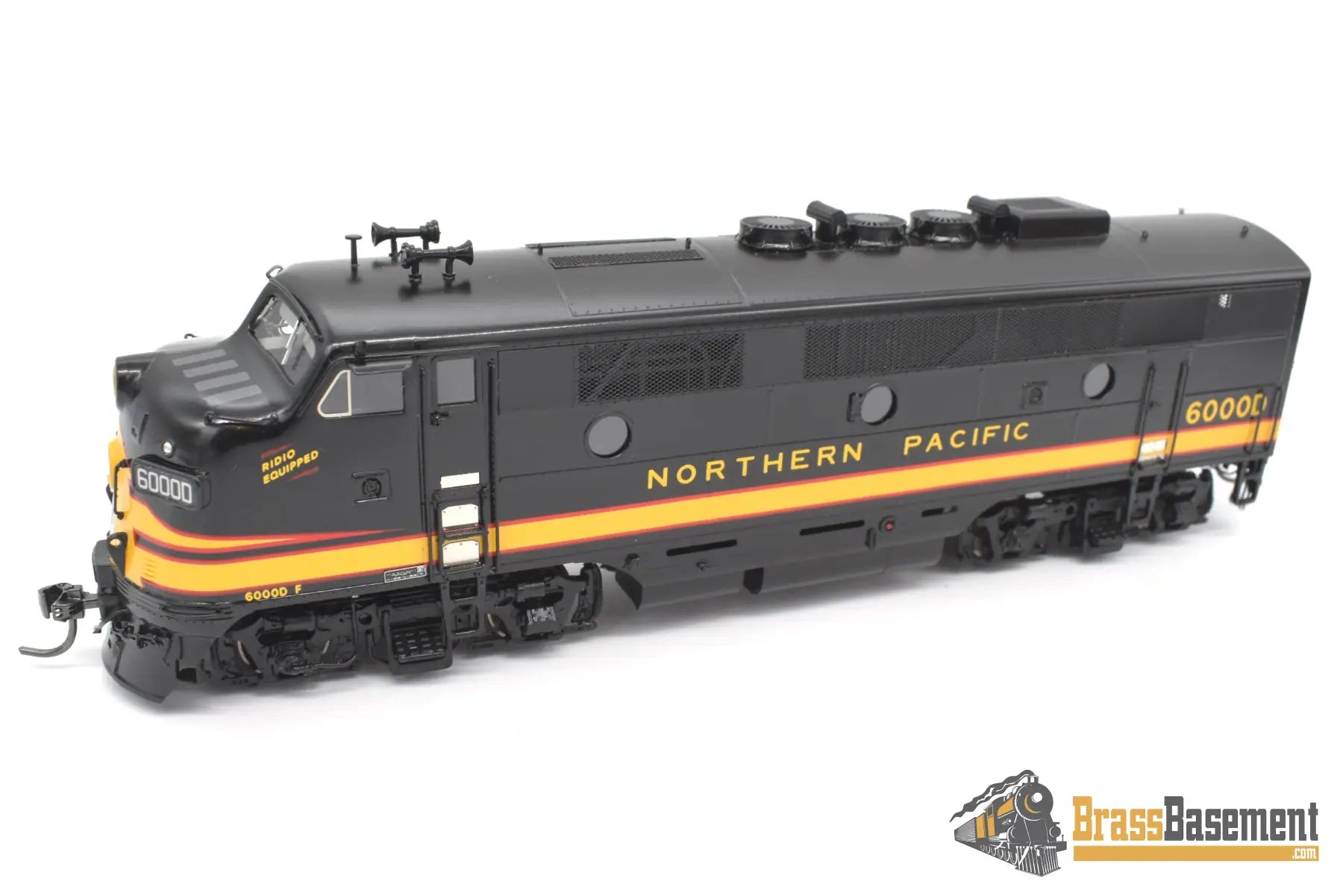 Ho Brass - Division Point 2057 Northern Pacific Np F3 Ab Set #6000 Main Street Scheme F/P Mint