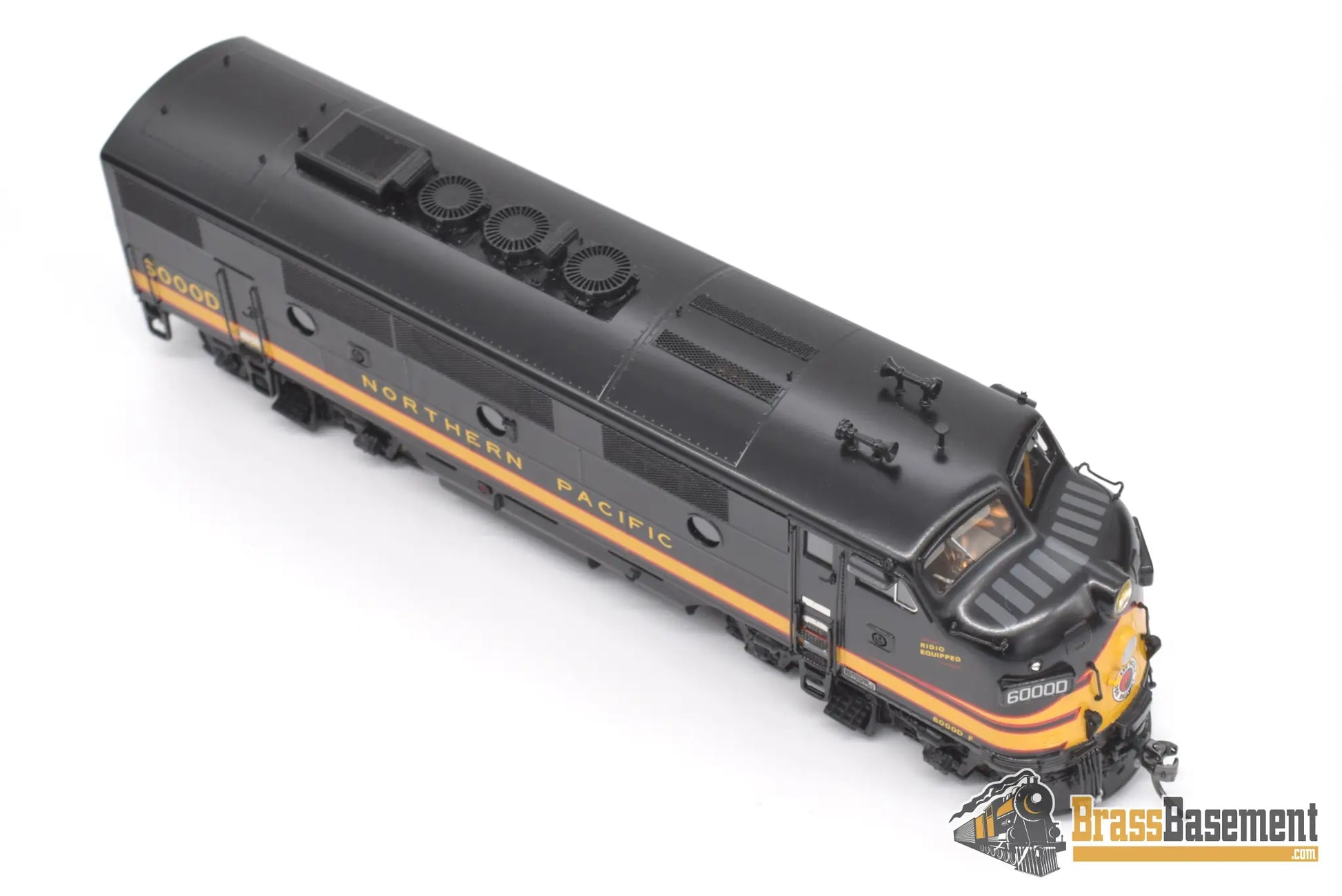 Ho Brass - Division Point 2057 Northern Pacific Np F3 Ab Set #6000 Main Street Scheme F/P Mint