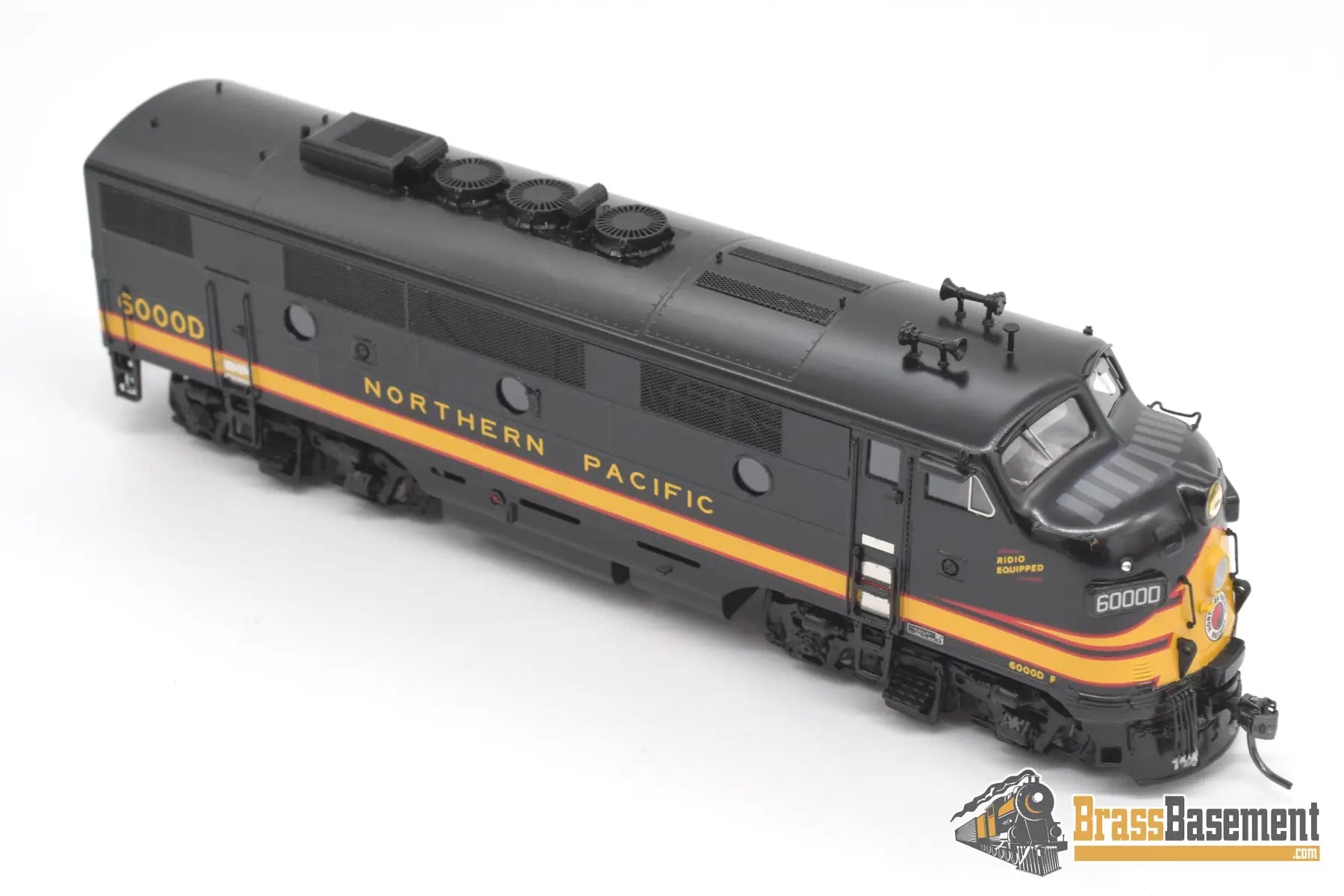 Ho Brass - Division Point 2057 Northern Pacific Np F3 Ab Set #6000 Main Street Scheme F/P Mint
