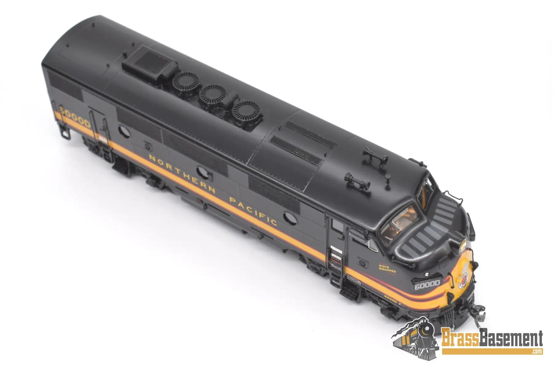 Ho Brass - Division Point 2057 Northern Pacific Np F3 Ab Set #6000 Main Street Scheme F/P Mint