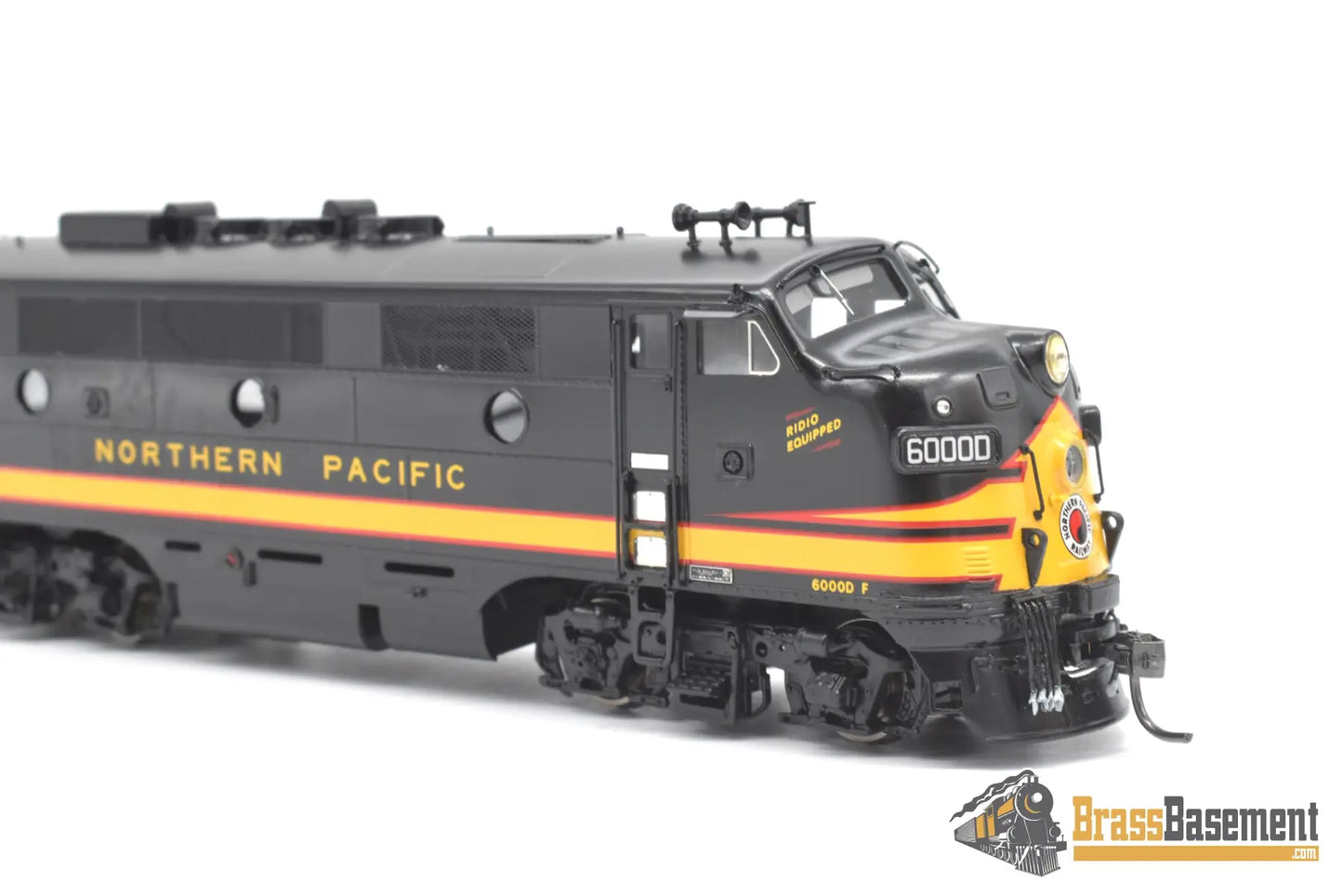 Ho Brass - Division Point 2057 Northern Pacific Np F3 Ab Set #6000 Main Street Scheme F/P Mint