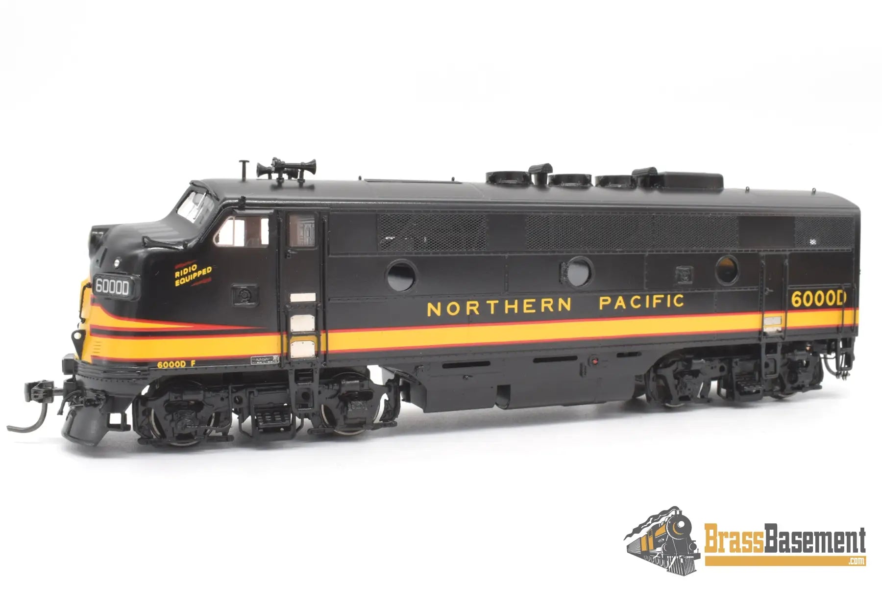 Ho Brass - Division Point 2057 Northern Pacific Np F3 Ab Set #6000 Main Street Scheme F/P Mint