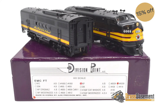 Ho Brass - Division Point #26 Northern Pacific Np Ft Ab Set Main Street Scheme F/P Mint Diesel