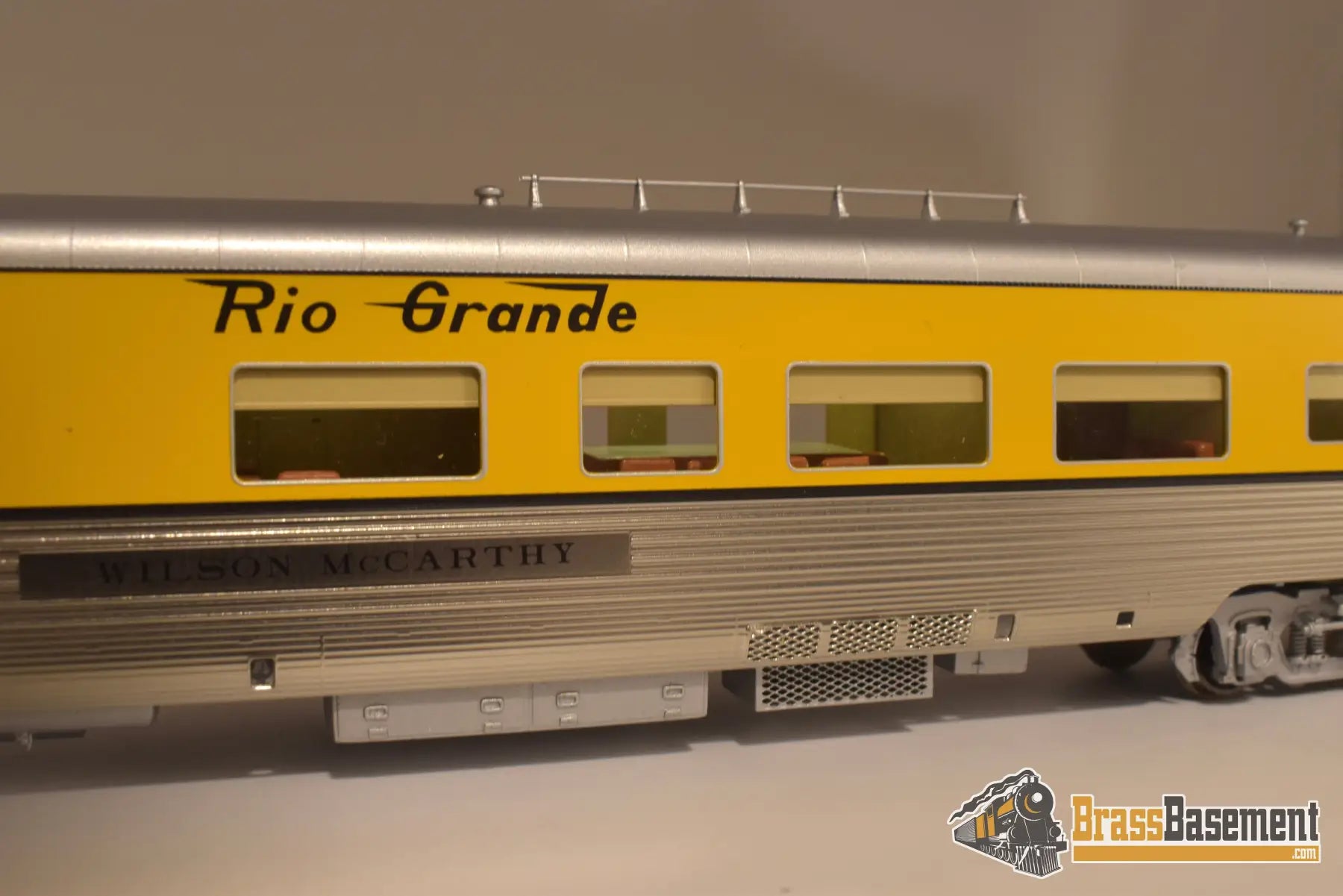 Ho Brass - Division Point 5109S Rio Grande Drgw Business Car ’Wilson Mccarthy’ #100 F/P 1