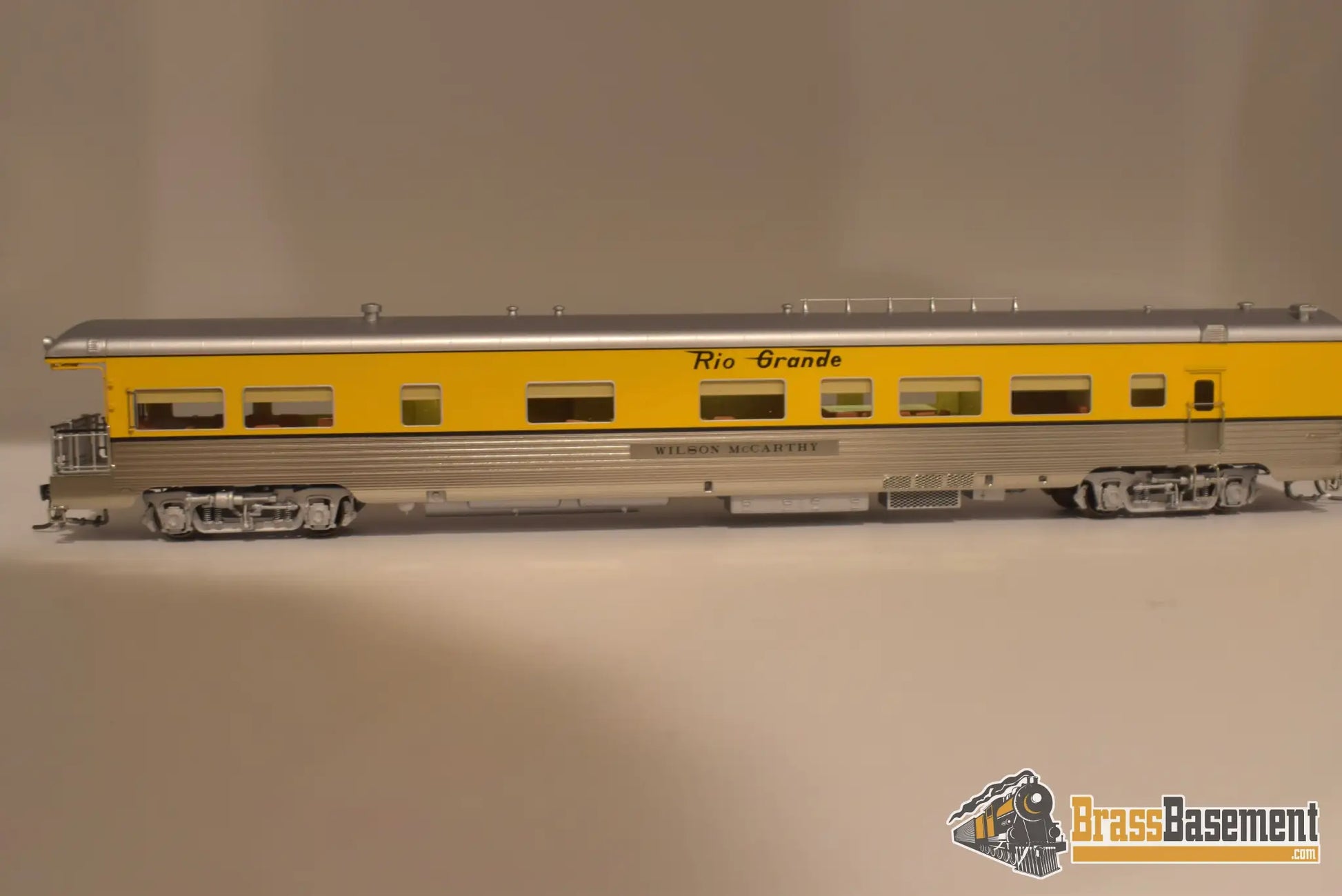 Ho Brass - Division Point 5109S Rio Grande Drgw Business Car ’Wilson Mccarthy’ #100 F/P 1