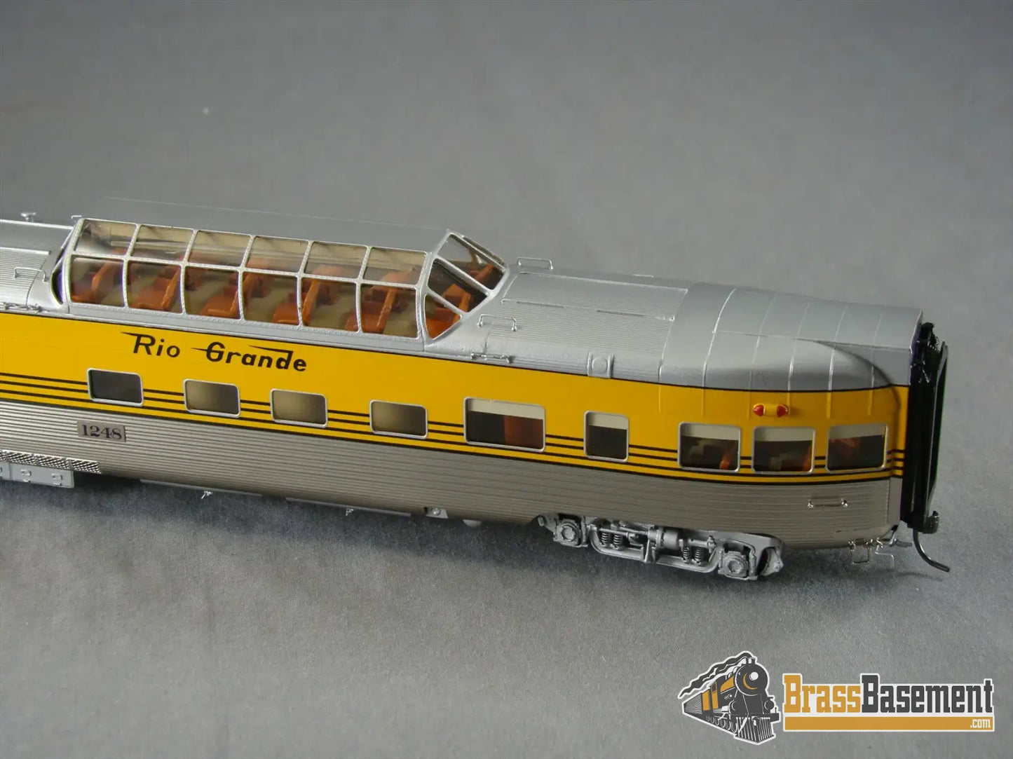 HO Brass - Division Point 5120F Rio Grande DRGW ’Royal Gorge’ Passenger Set - F/P 4 Stripe Passenger