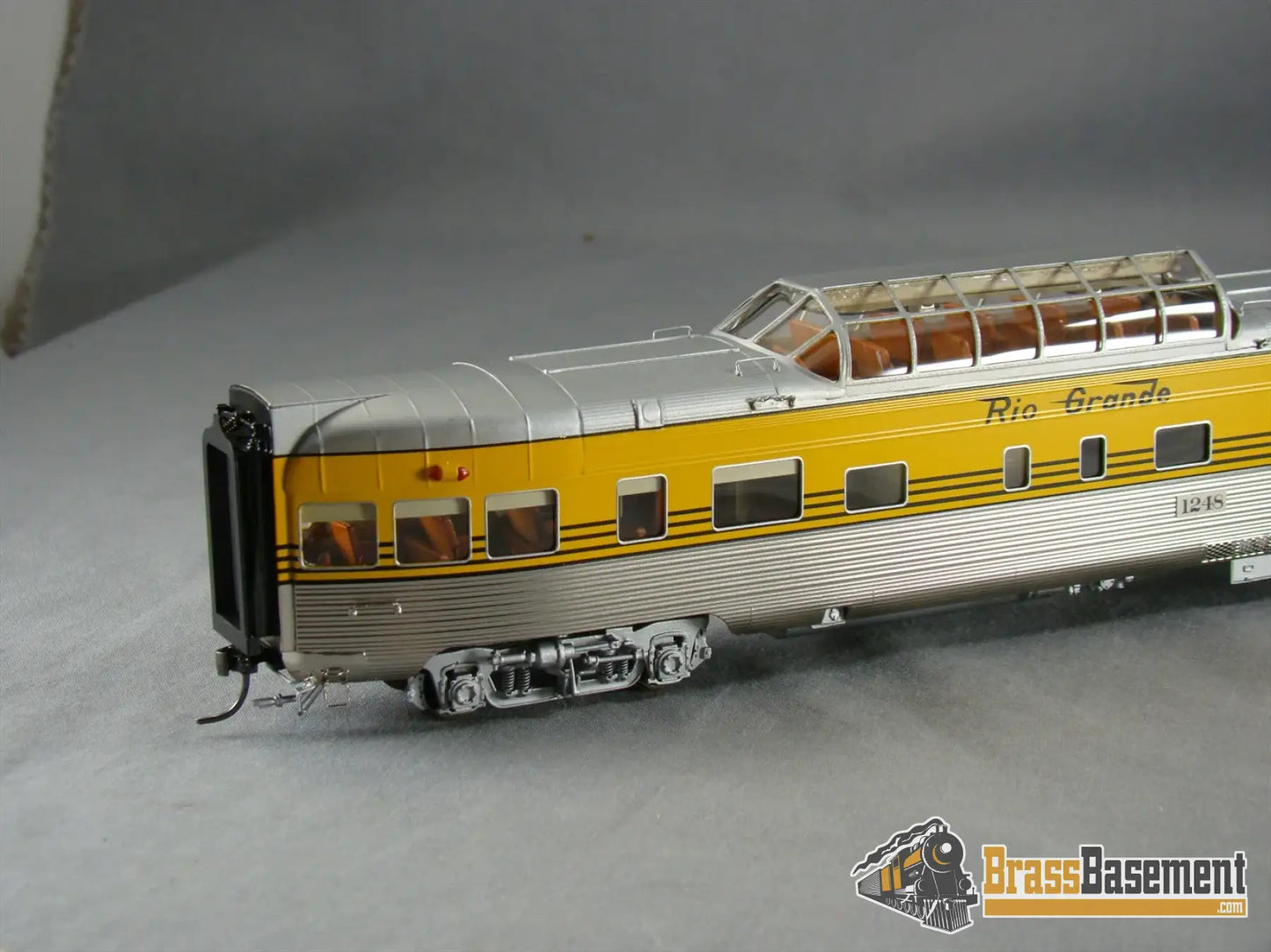 HO Brass - Division Point 5120F Rio Grande DRGW ’Royal Gorge’ Passenger Set - F/P 4 Stripe Passenger
